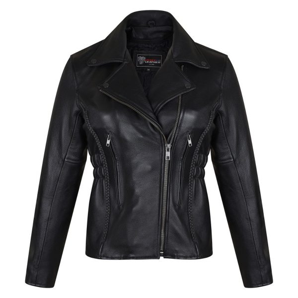 Ladies Motorcycle Leather Jacket