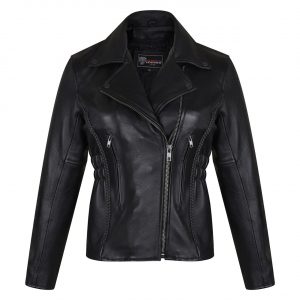 Ladies Motorcycle Leather Jacket